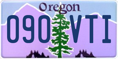 OR license plate 090VTI