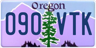 OR license plate 090VTK