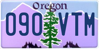 OR license plate 090VTM