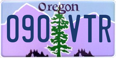 OR license plate 090VTR