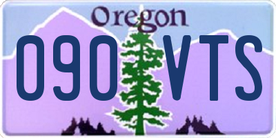 OR license plate 090VTS