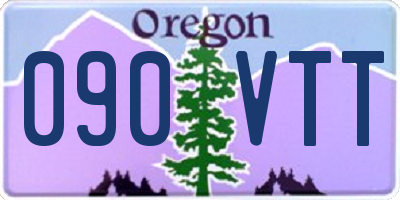OR license plate 090VTT