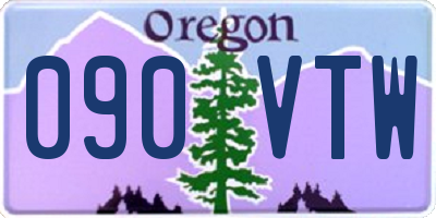 OR license plate 090VTW