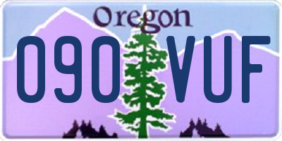 OR license plate 090VUF