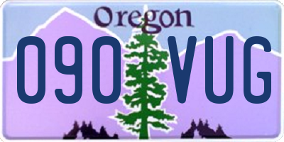 OR license plate 090VUG