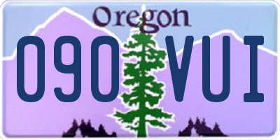 OR license plate 090VUI