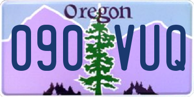 OR license plate 090VUQ