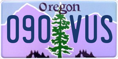 OR license plate 090VUS