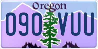 OR license plate 090VUU
