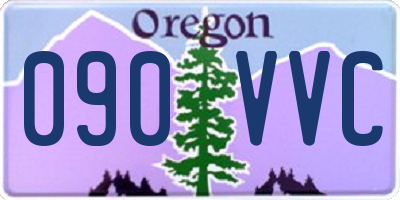 OR license plate 090VVC