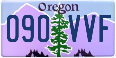 OR license plate 090VVF