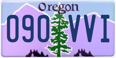 OR license plate 090VVI