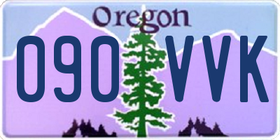 OR license plate 090VVK