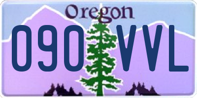 OR license plate 090VVL