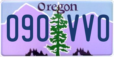 OR license plate 090VVO