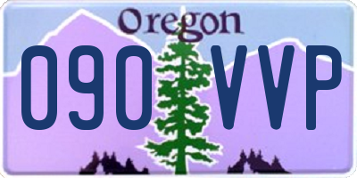 OR license plate 090VVP