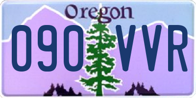 OR license plate 090VVR