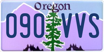 OR license plate 090VVS