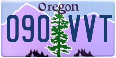 OR license plate 090VVT