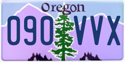 OR license plate 090VVX