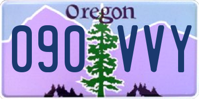 OR license plate 090VVY