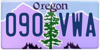 OR license plate 090VWA