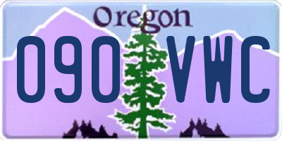 OR license plate 090VWC