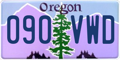 OR license plate 090VWD