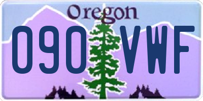 OR license plate 090VWF