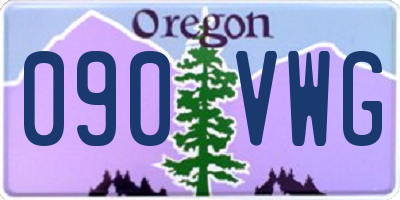 OR license plate 090VWG