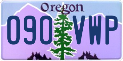 OR license plate 090VWP