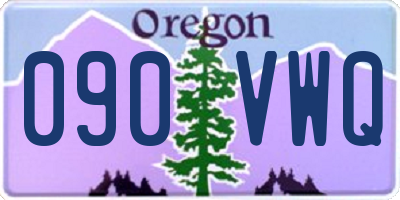 OR license plate 090VWQ