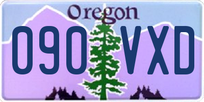 OR license plate 090VXD