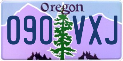 OR license plate 090VXJ