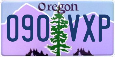 OR license plate 090VXP
