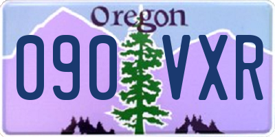 OR license plate 090VXR