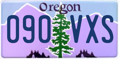 OR license plate 090VXS