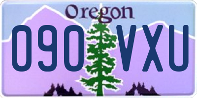 OR license plate 090VXU