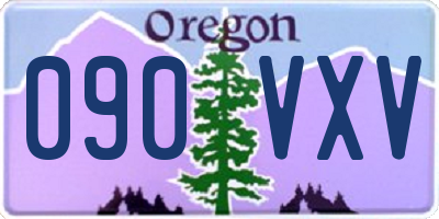 OR license plate 090VXV
