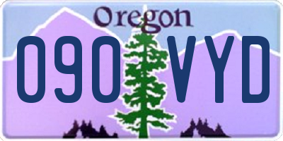 OR license plate 090VYD