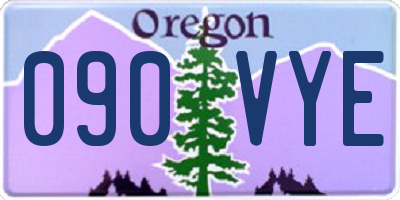 OR license plate 090VYE