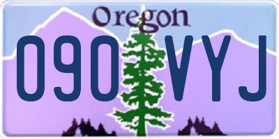 OR license plate 090VYJ