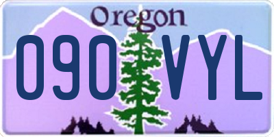 OR license plate 090VYL
