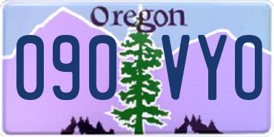 OR license plate 090VYO