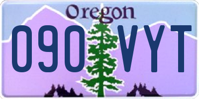 OR license plate 090VYT