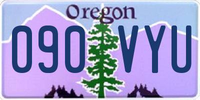 OR license plate 090VYU
