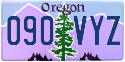 OR license plate 090VYZ