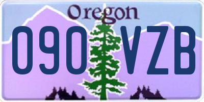 OR license plate 090VZB