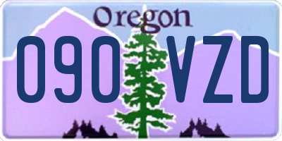 OR license plate 090VZD