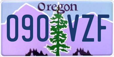 OR license plate 090VZF